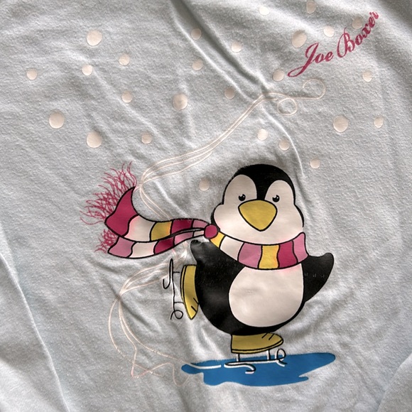 8/$20 Joe Boxer Penguin Pajama Set Size 6 - Picture 2 of 7